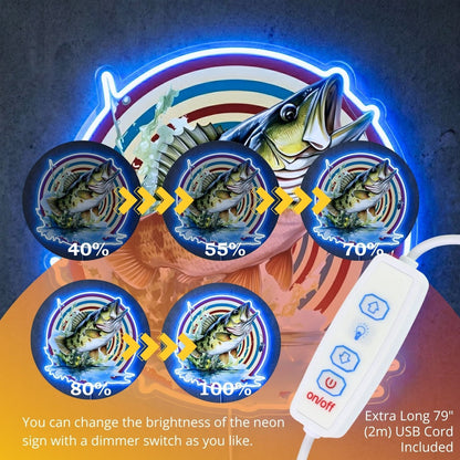 ShineNeon™ Rainbow Bass Wave neon sign USB Power - Shineneon