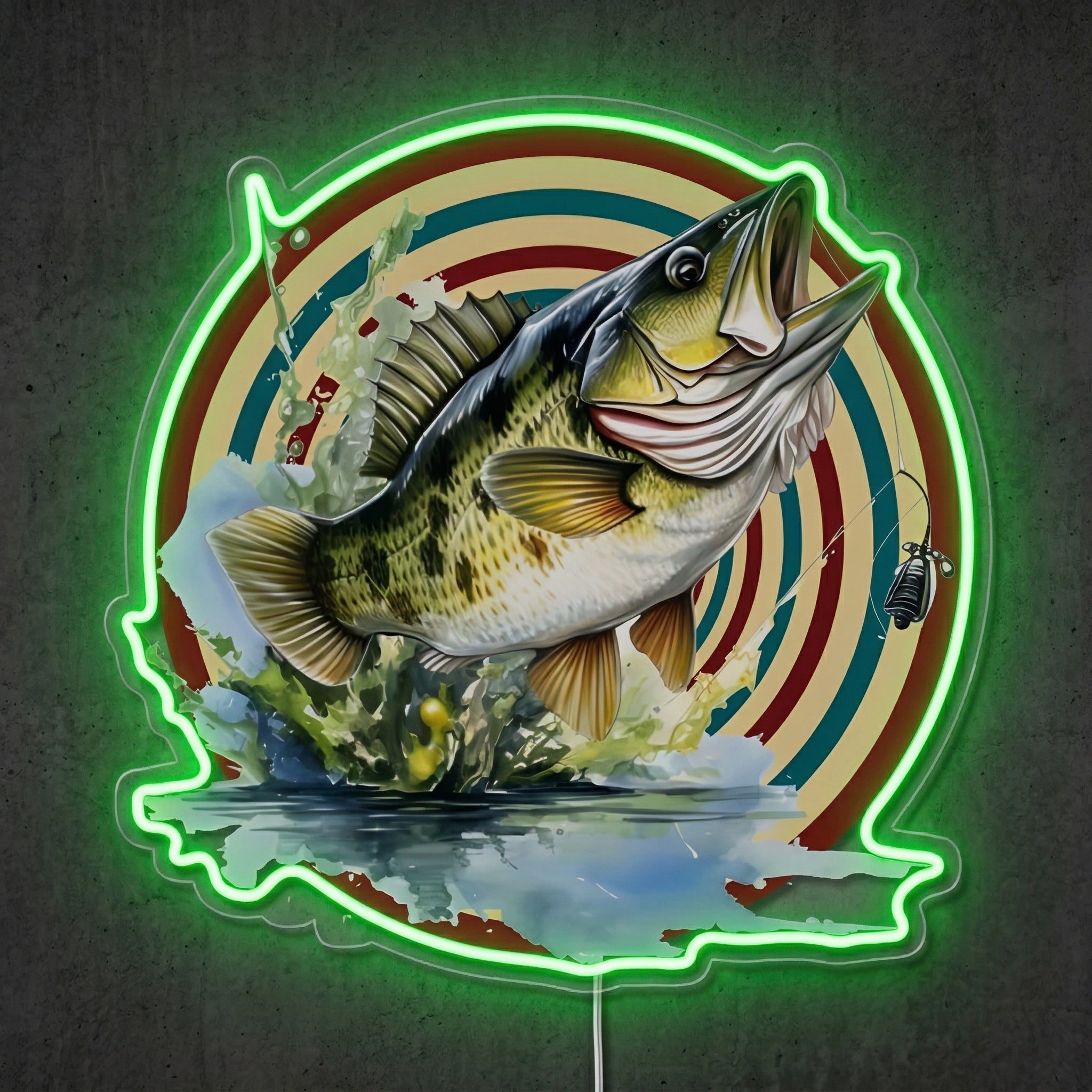 ShineNeon™ Rainbow Bass Wave neon sign USB Power - Shineneon