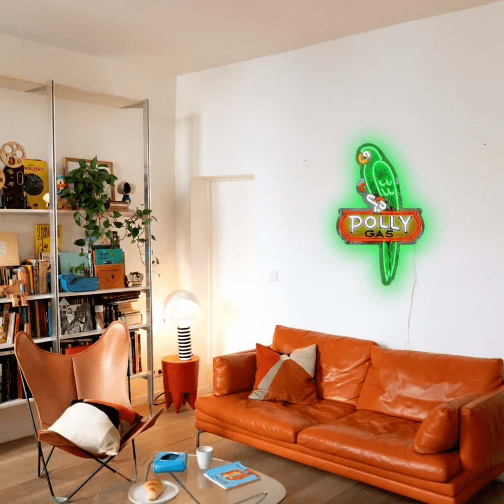 ShineNeon™ Retro Gas Station Parrot | Vintage Americana Garage Sign - Shineneon