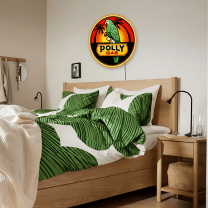 ShineNeon™ Sunset Parrot Glow | Retro Coastal Gas Station Neon Sign - Shineneon