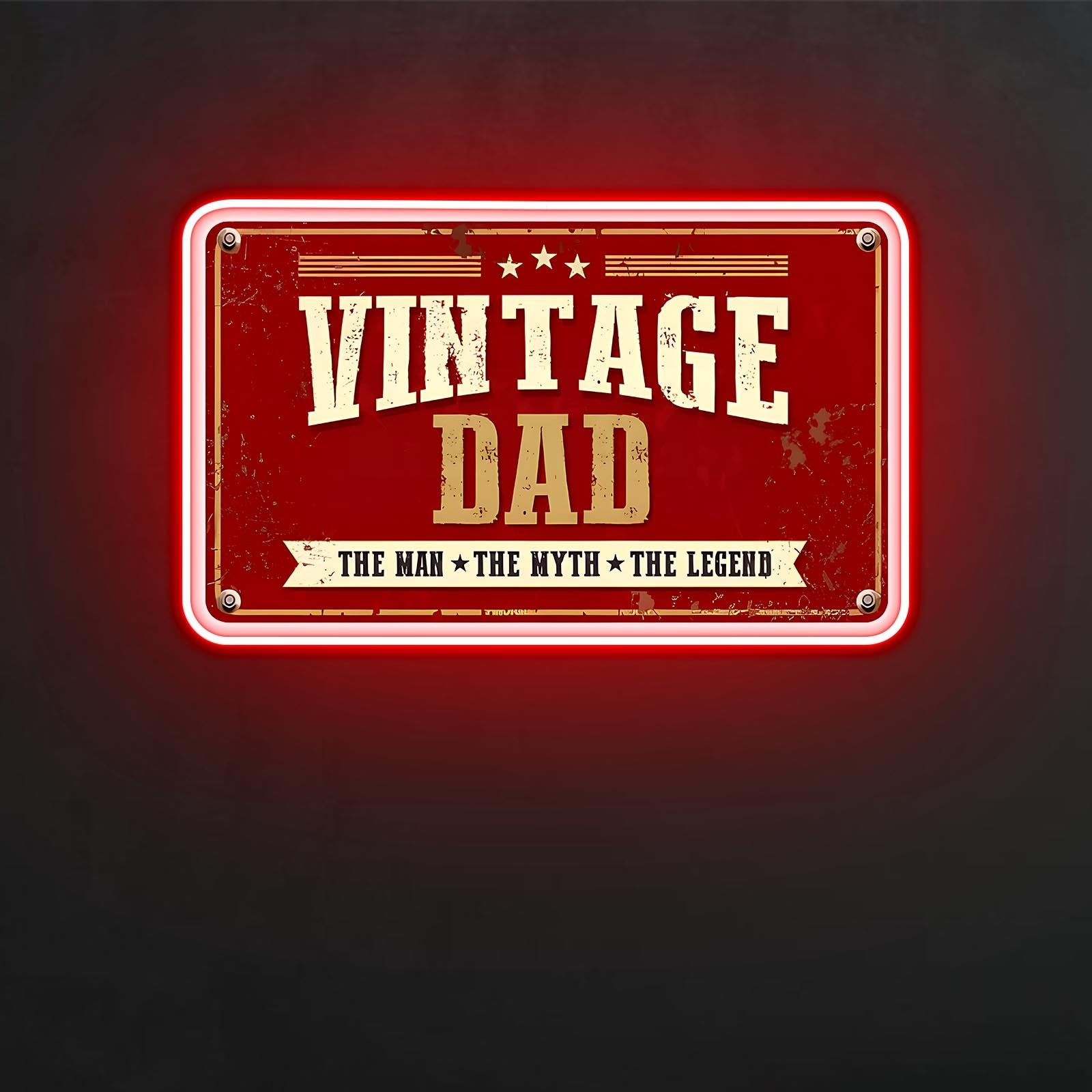 ShineNeon™ Vintage Garage Neon Sign - Custom Retro Wall Decor for Dad's Man Cave - Shineneon