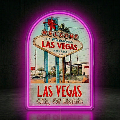 ShineNeon™ Vintage Las Vegas Motel neon sign USB Power - Shineneon