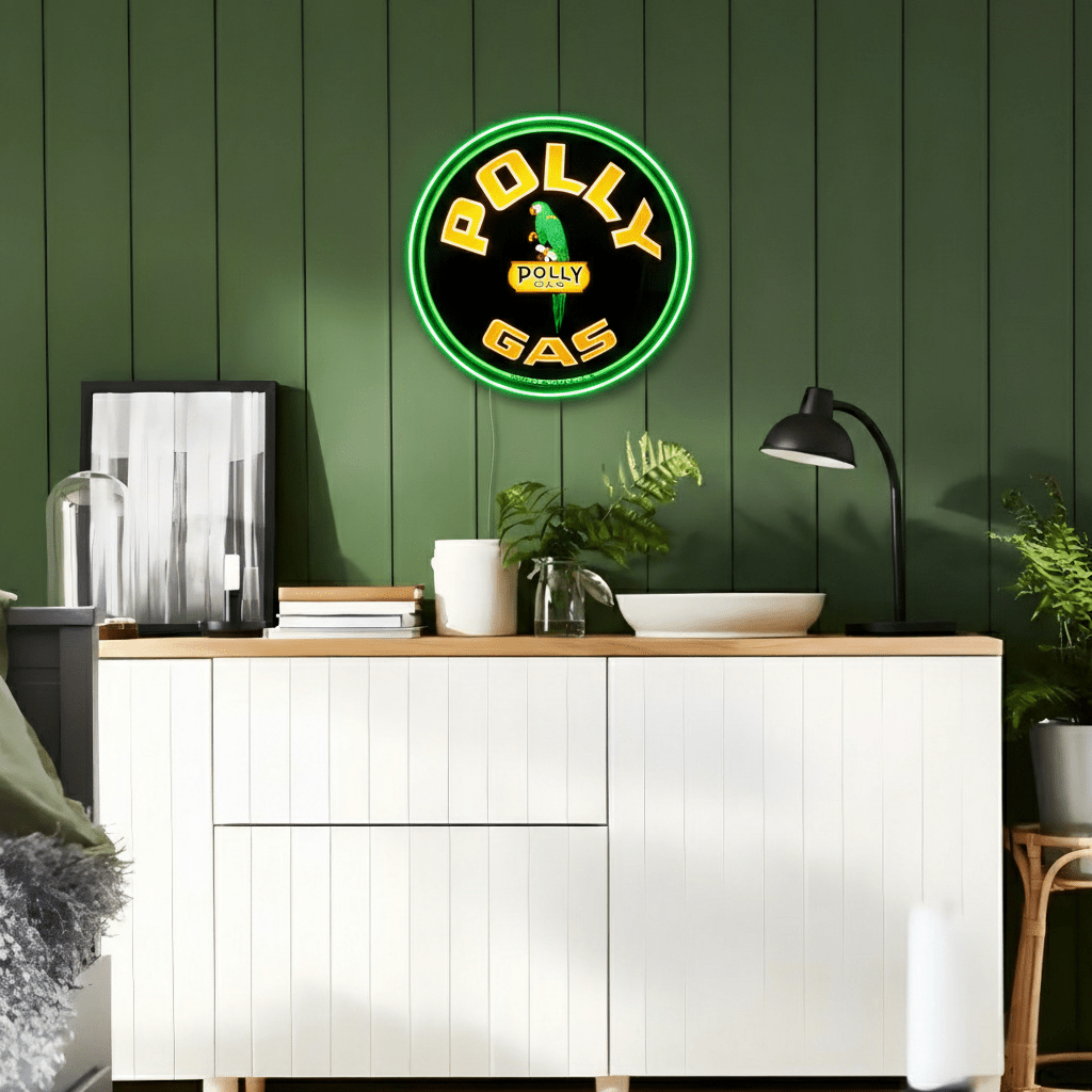 ShineNeon™ Vintage Parrot Gas Neon Sign | Retro Garage Decor & Man Cave Wall Art - Shineneon