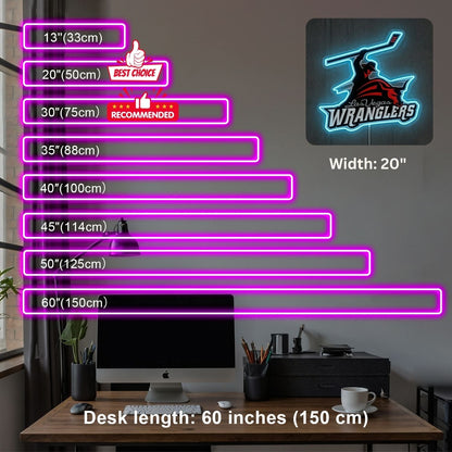 ShineNeon™ Wranglers Sport neon sign USB Power - Shineneon