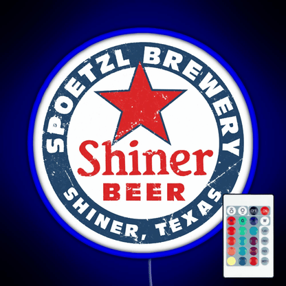 Shiner Beer Rgb Led Neon Sign Pop Wall Art
