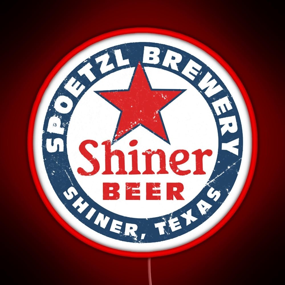Shiner Beer Rgb Led Neon Sign Pop Wall Art - Shineneon