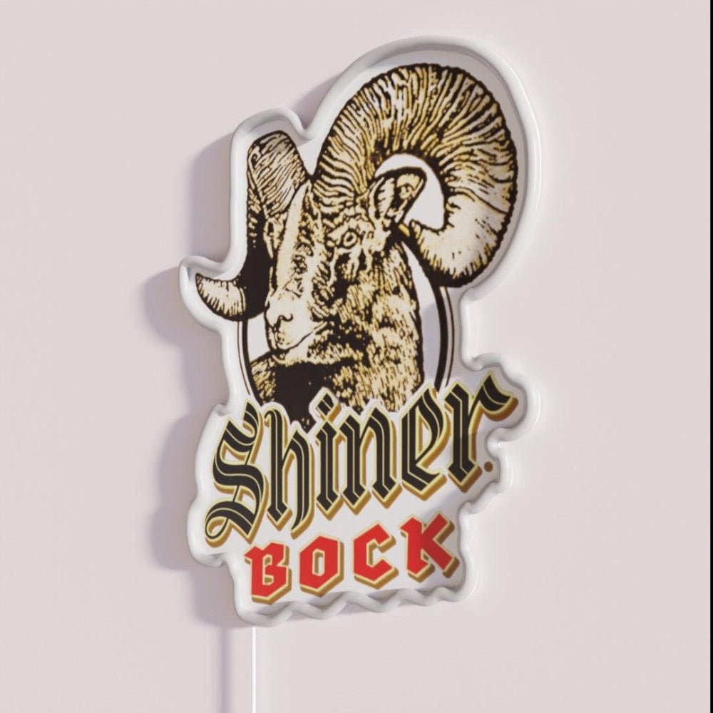 Shiner Bock Beer Rgb Led Neon Sign - Shineneon