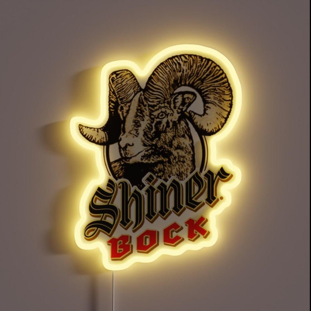 Shiner Bock Beer Rgb Led Neon Sign - Shineneon