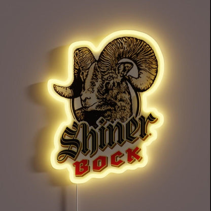 Shiner Bock Beer Rgb Led Neon Sign - Shineneon