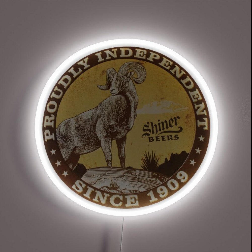 Shiners Bock Beer Shiners Texas Logo Rgb Led Neon Sign Bar Neon Sign - Shineneon