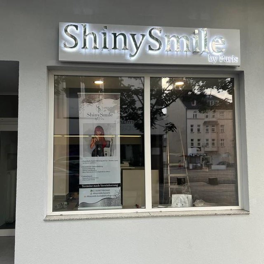 Shiny Smile 3D Backlit Letters Business Metal Led Sign - Shineneon