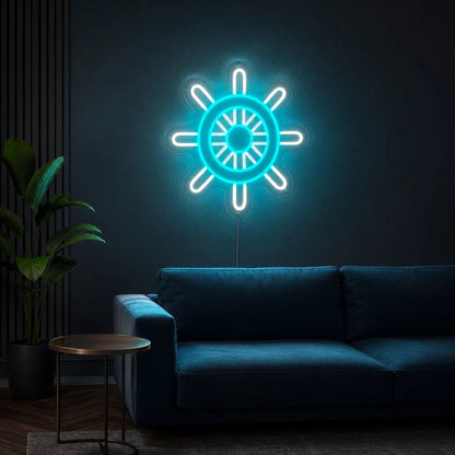 Ship Wheel LED Neon Sign - Shineneon