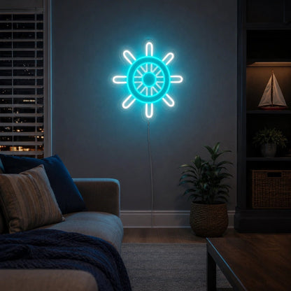 Ship Wheel LED Neon Sign - Shineneon