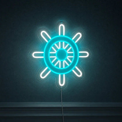Ship Wheel LED Neon Sign - Shineneon