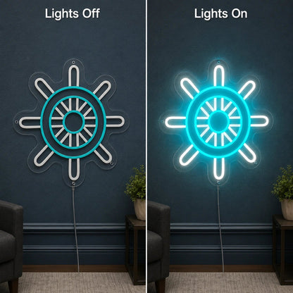 Ship Wheel LED Neon Sign - Shineneon