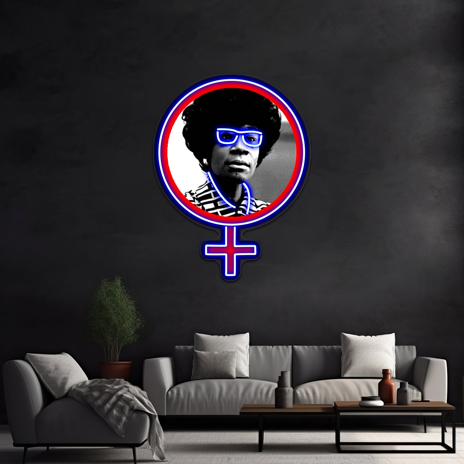 Shirley Chisholm For President Artwork Custom Led Signs | Shineneon