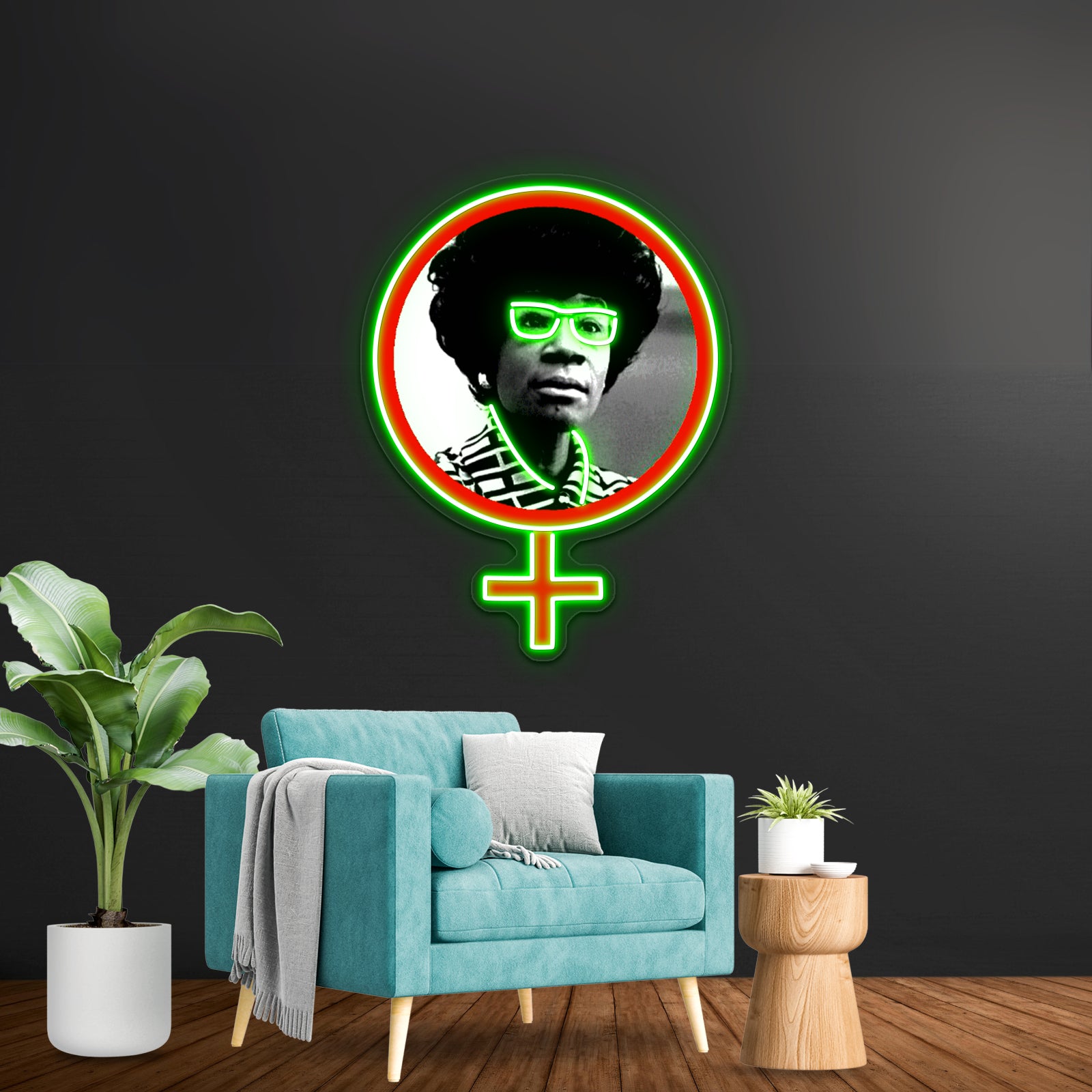 Shirley Chisholm For President Artwork Custom Led Signs | Shineneon