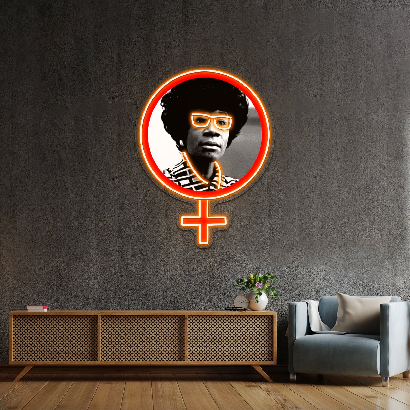 Shirley Chisholm For President Artwork Custom Led Signs | Shineneon