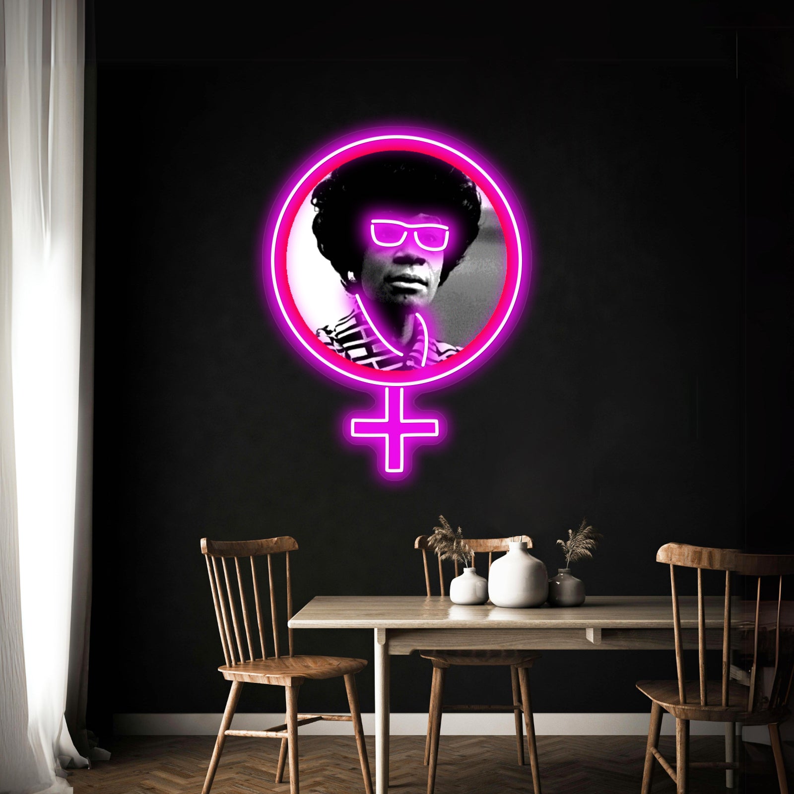 Shirley Chisholm For President Artwork Custom Led Signs | Shineneon