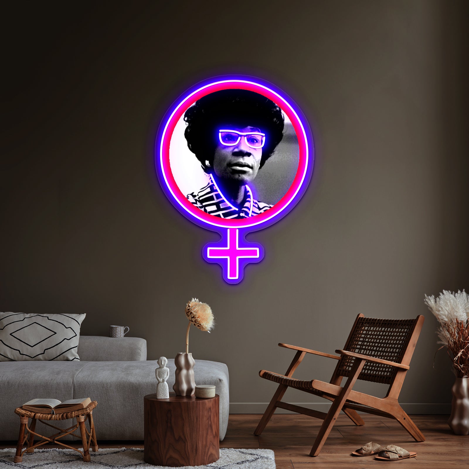 Shirley Chisholm For President Artwork Custom Led Signs | Shineneon