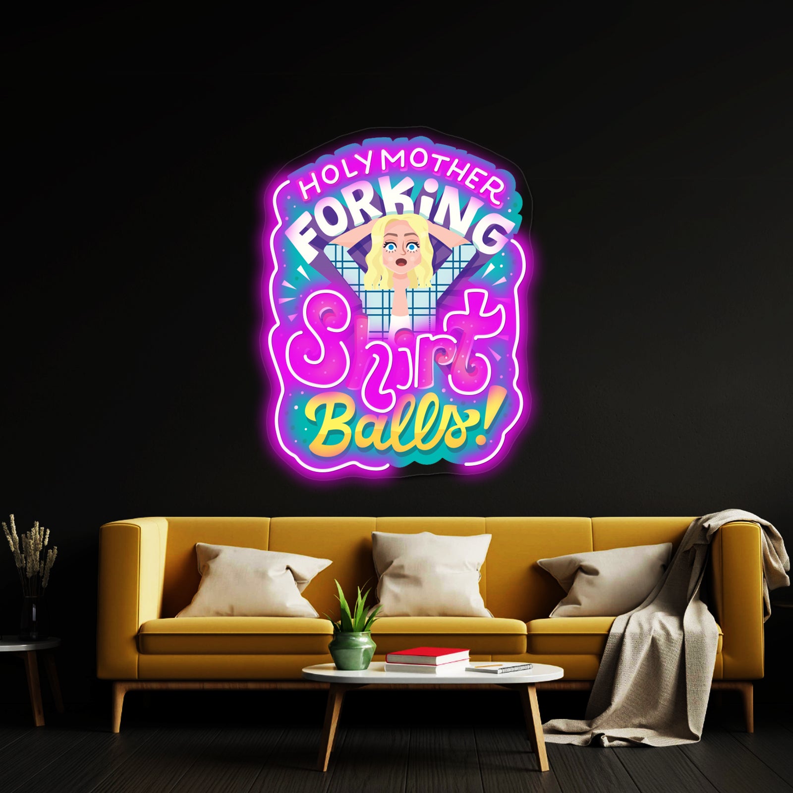 Shirt Balls Artwork Custom Led Signs | Shineneon