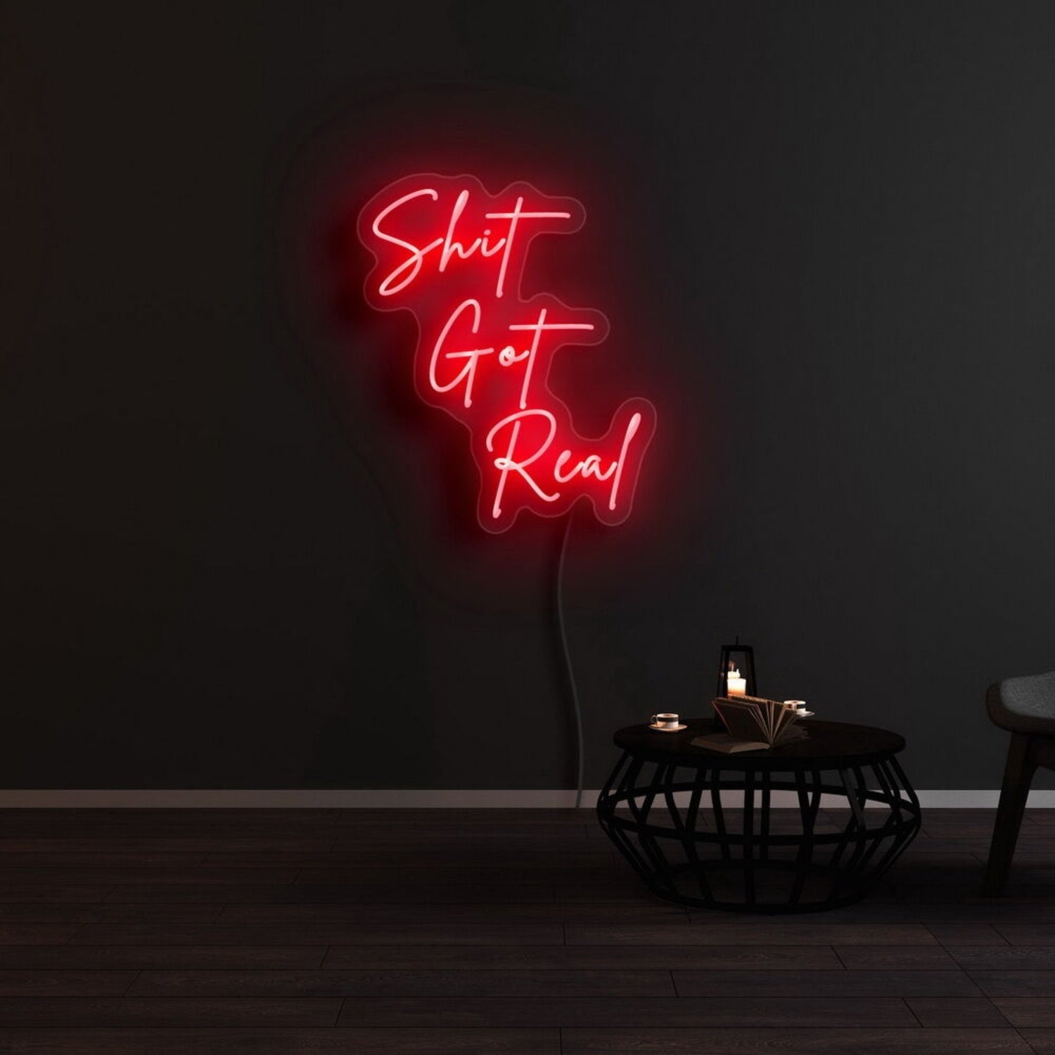 Shit Got Real Led Neon Sign - Shineneon