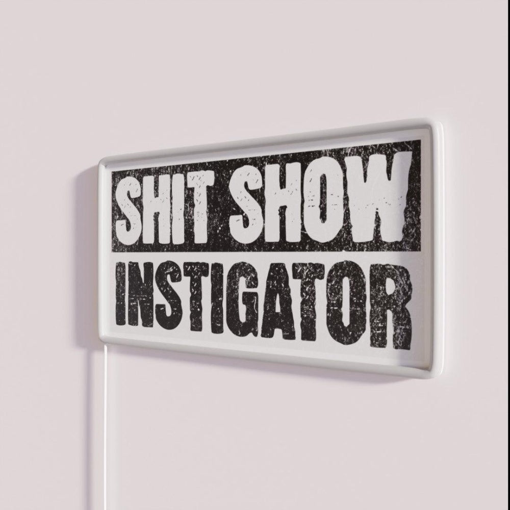 Shit Show Instigator Rgb Led Neon Sign - Shineneon