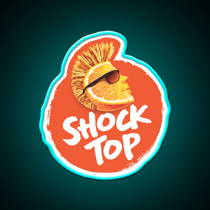 Shocktop Alcohol Beer Bar Decor Led Neon Sign Rgb Color - Size and dimension reference