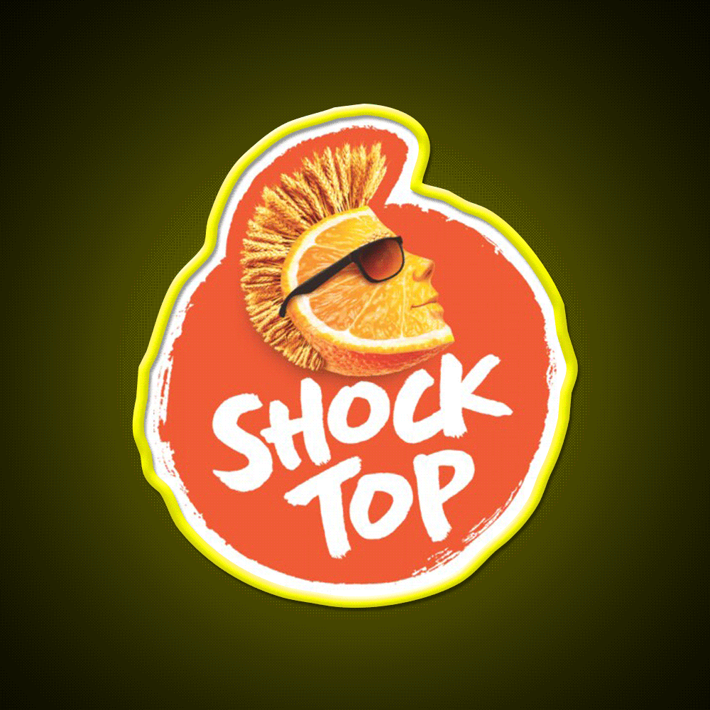Shocktop Alcohol Beer Bar Decor Led Neon Sign Rgb Color - Custom LED neon sign front view