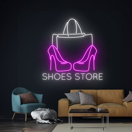 Shoes Store Neon Sign