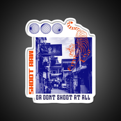 Shoot Raw Or Dont Shoot At All Asian Cultural Led Neon Sign Rgb Color - LED neon sign view 11