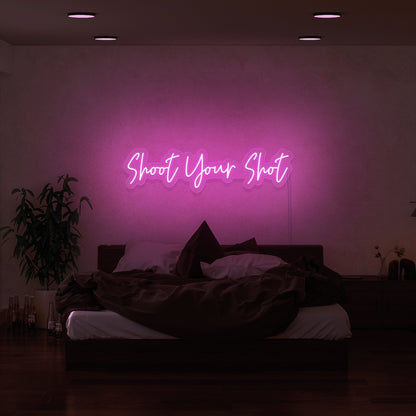Shoot Your Shot Led Neon Sign | Shineneon