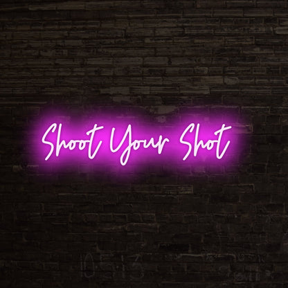 Shoot Your Shot Led Neon Sign | Shineneon