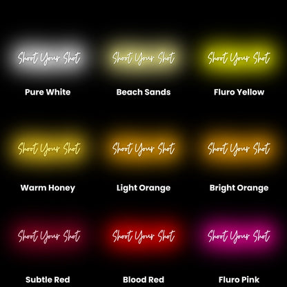 Shoot Your Shot Led Neon Sign | Shineneon