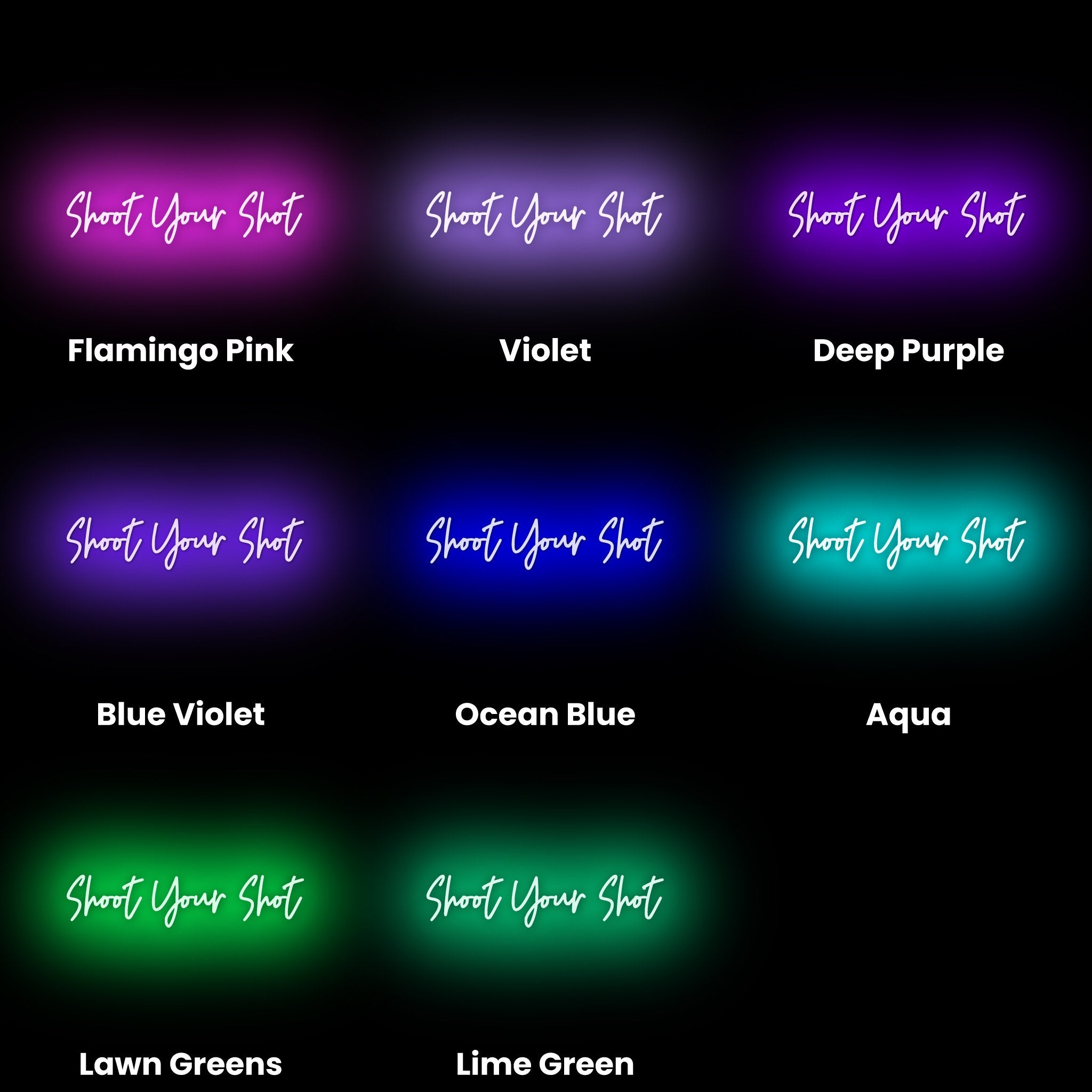 Shoot Your Shot Led Neon Sign | Shineneon