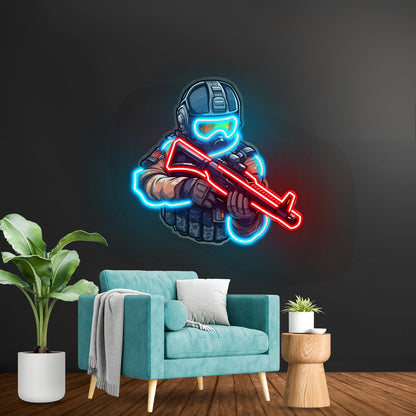 Shut Up Custom Led Signs Artwork For Sale