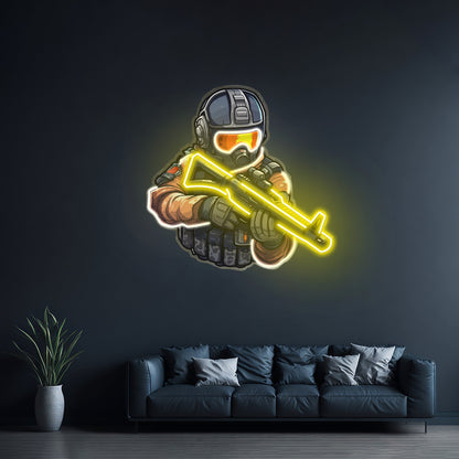 Shooting Games Led Neon Sign Light Custom Led Signs