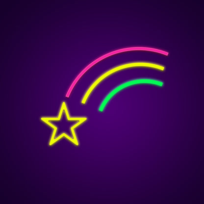 Shooting Star Neon Light Neon Led Sign | Shineneon