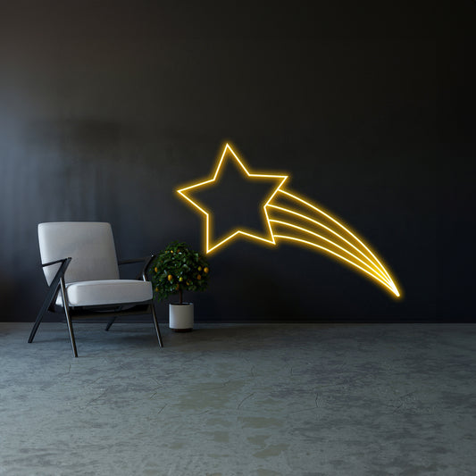 Shooting Star Neon Sign