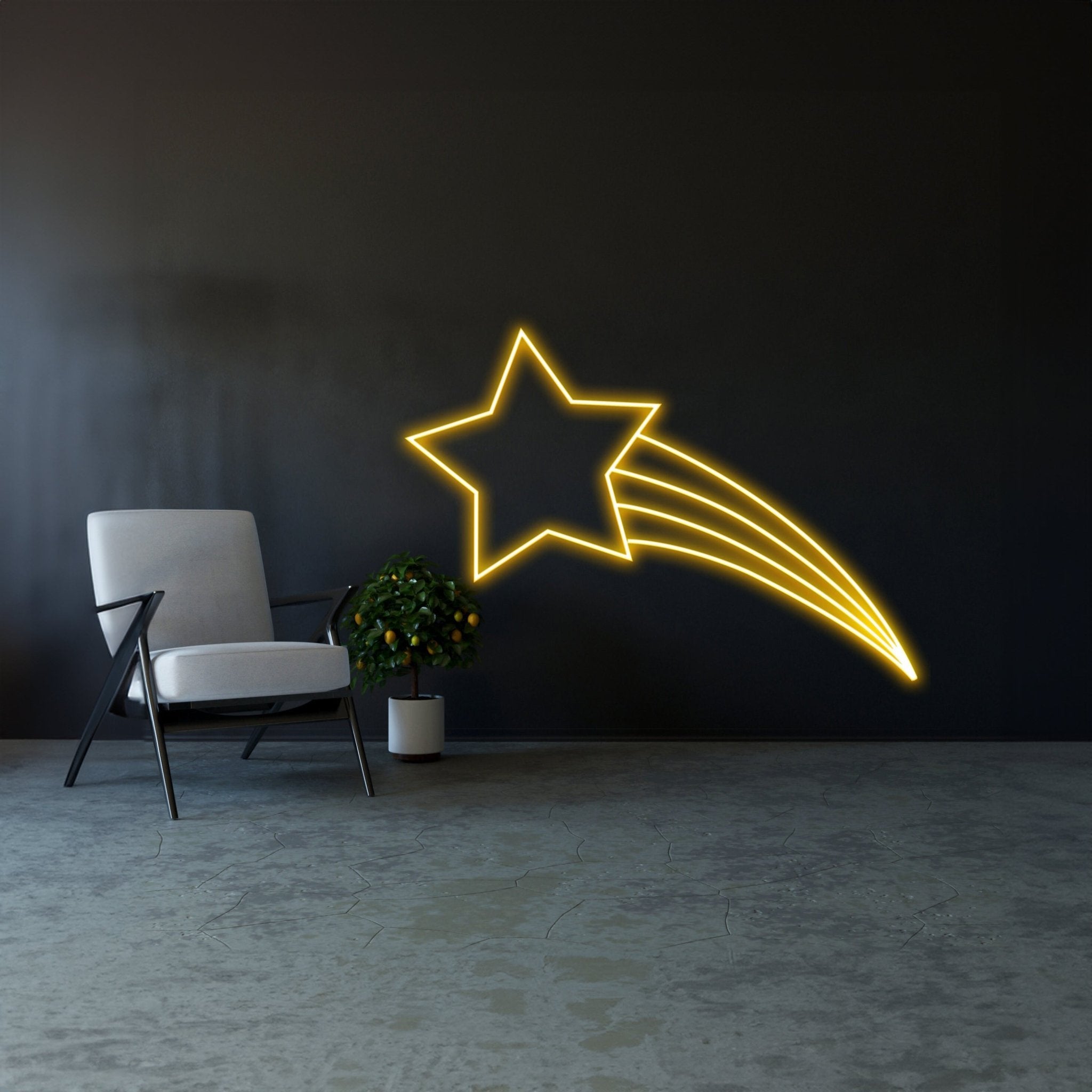Shooting Star Neon Sign - Shineneon