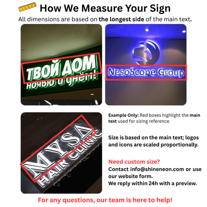 Shop 3D Fulllit Acrylic Led Letters Sign - Shineneon