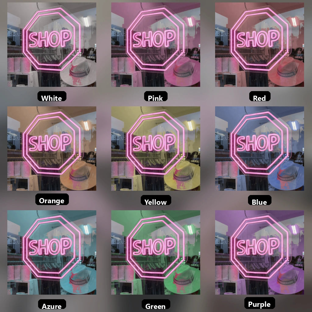 Shop LED Neon Sign Wall Neon Sign - 05 Color Grid