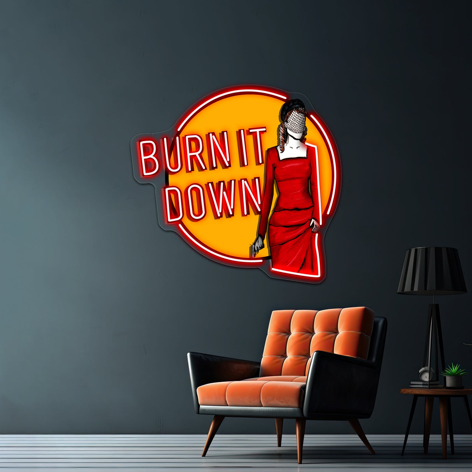 Shosanna Burns It Down Artwork Custom Led Signs | Shineneon