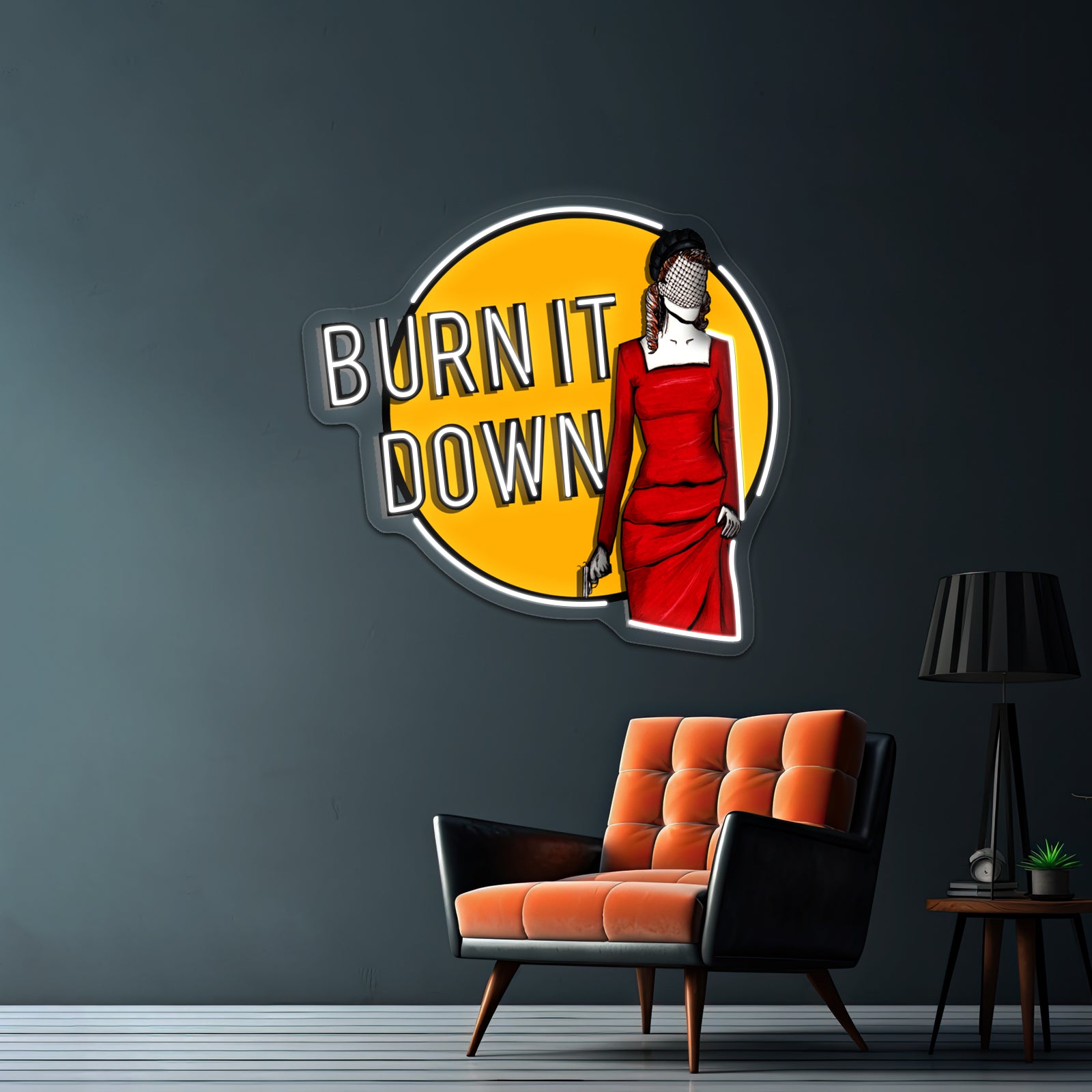 Shosanna Burns It Down Artwork Custom Led Signs | Shineneon