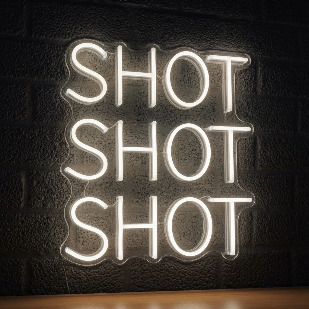 Shot LED Neon Sign - 01 Original Product Image