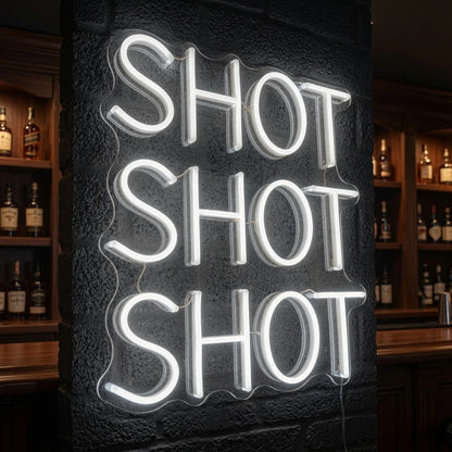 Shot LED Neon Sign - 02 High-Converting Product Image