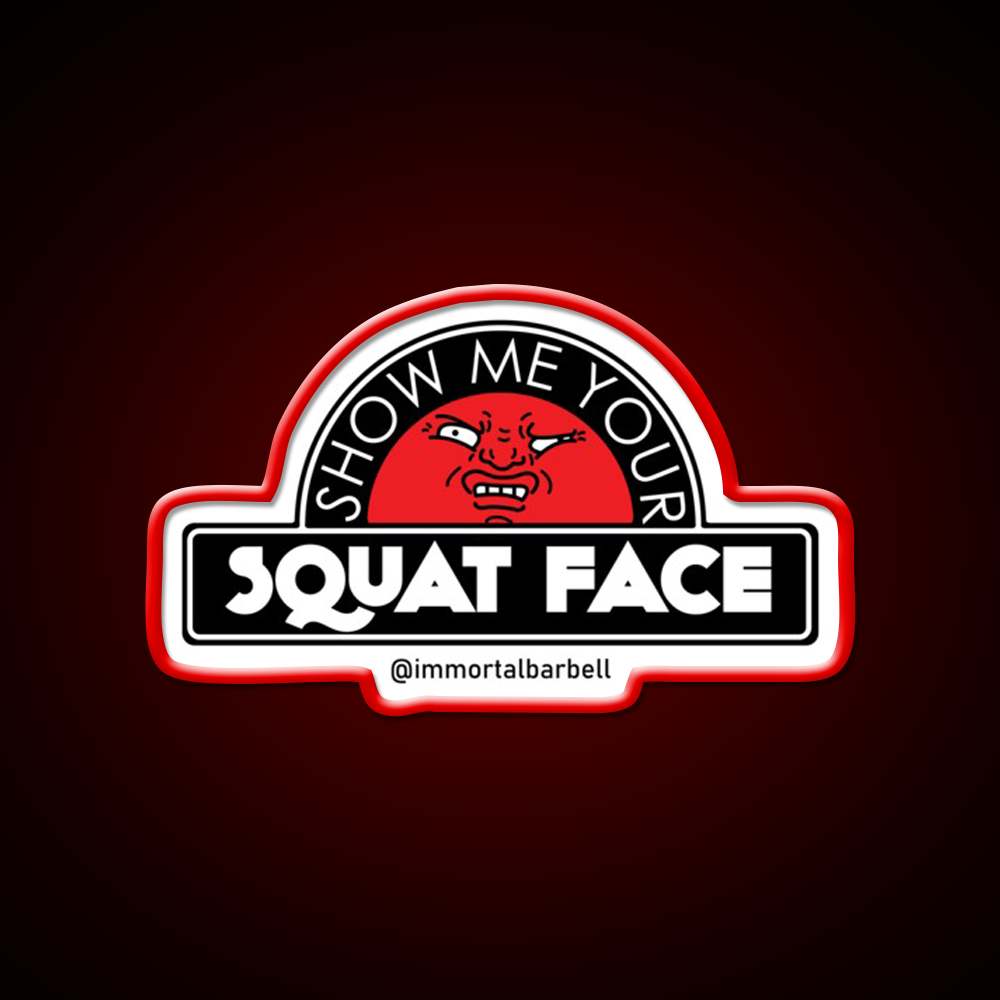 Show Me Your Squat Face Gym Fitness Led Neon Sign Rgb Color - LED neon sign view 10