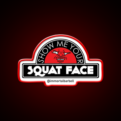Show Me Your Squat Face Gym Fitness Led Neon Sign Rgb Color - LED neon sign view 10