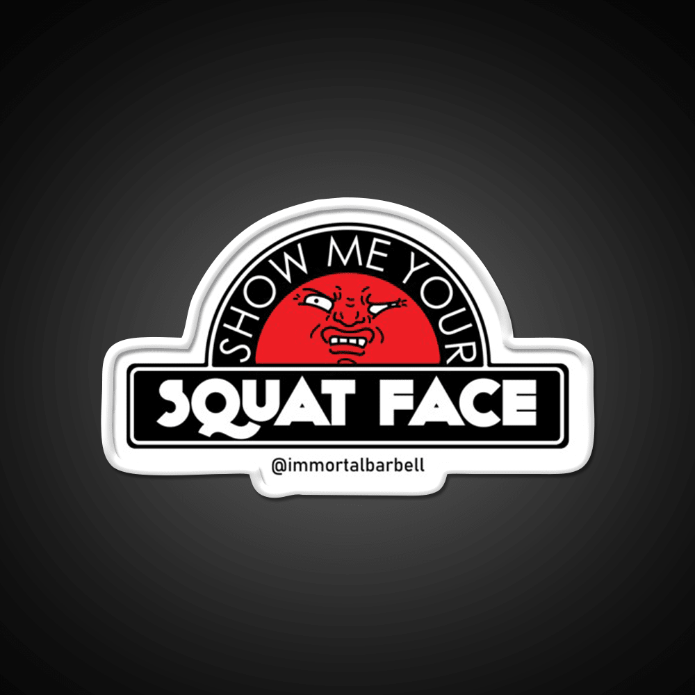 Show Me Your Squat Face Gym Fitness Led Neon Sign Rgb Color - Shineneon