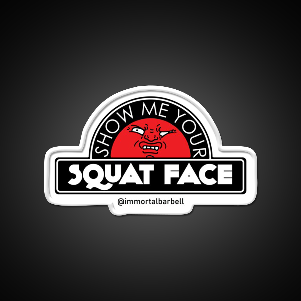 Show Me Your Squat Face Gym Fitness Led Neon Sign Rgb Color - LED neon sign view 11